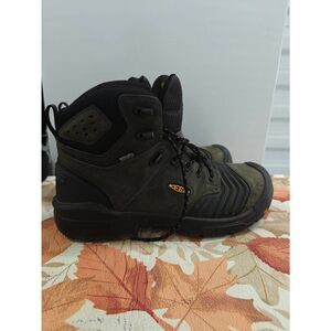 Keen Portland 6" Waterproof Boot Carbon-Fiber Toe Magnet Black Men's Size 12